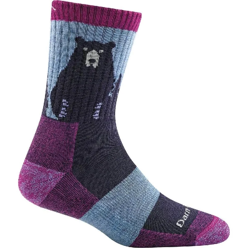 Unisex socks soft gray-Bear Town | Women's Lightweight Micro Crew with Cushion #1970