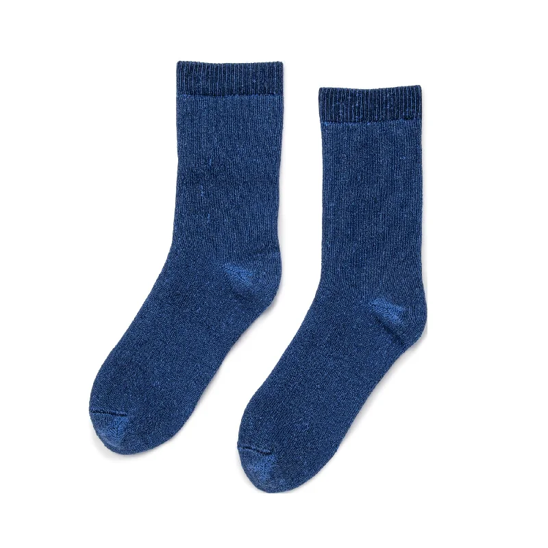 Unisex socks lightweight gray-Canyon - Full Cushion Organic Cotton Boot Socks - Royal