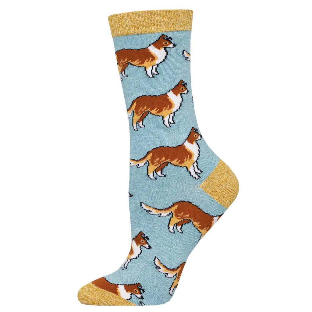 Unisex socks soft navy-Collies | Women's Bamboo Crew