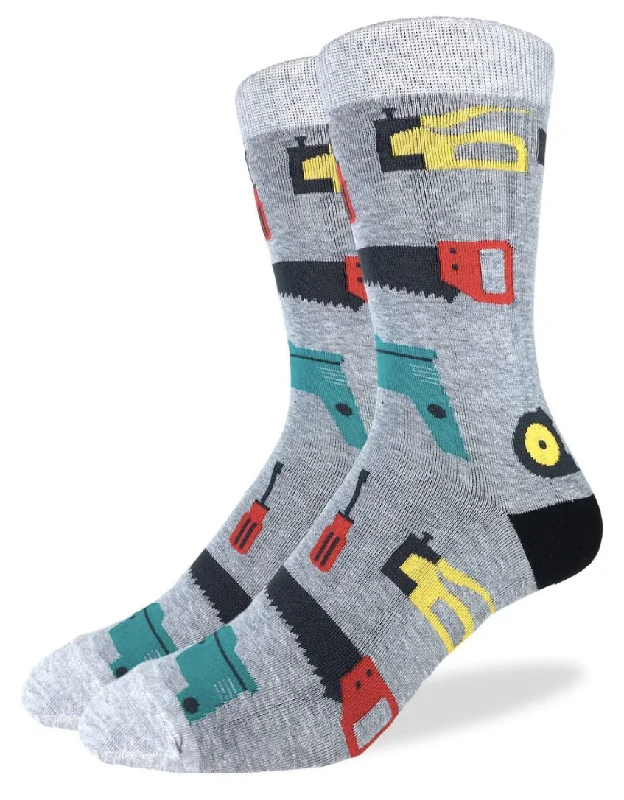 Unisex socks everyday black-Men's Tools Crew Sock