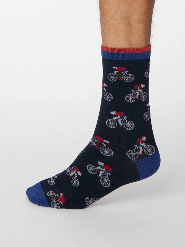 Unisex socks lightweight black-Garra De Bici Socks - Dark Navy