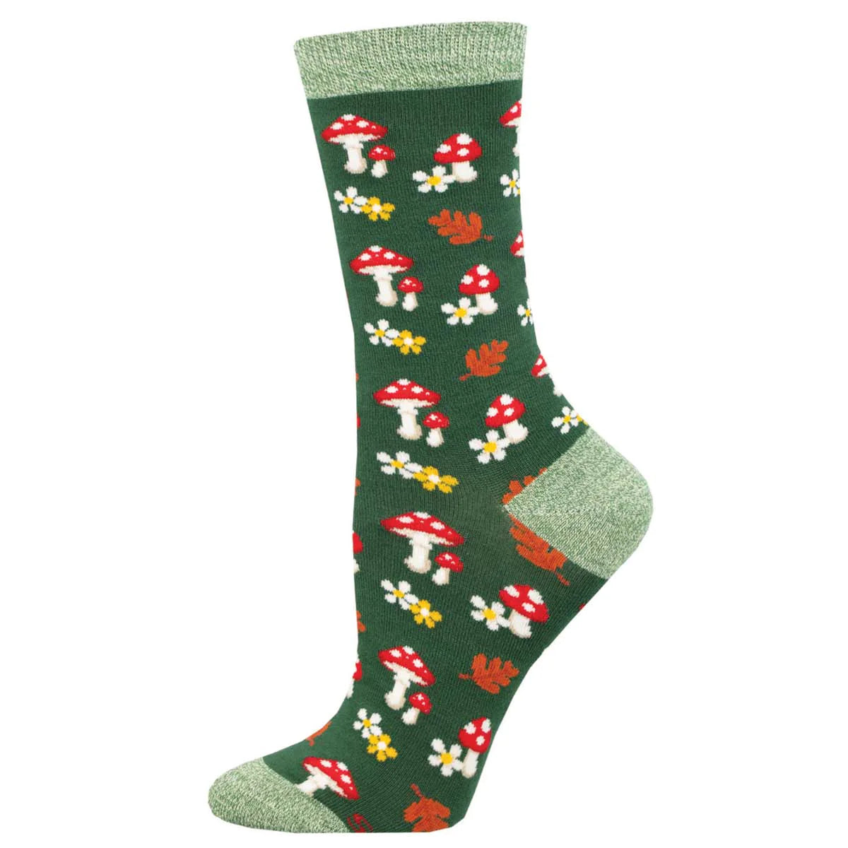 Unisex socks everyday black-Gems of the Forest | Women's Bamboo Crew