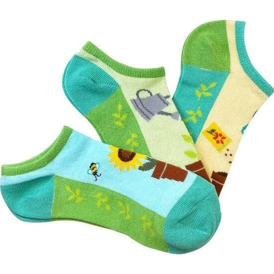 Unisex socks stylish black-In The Garden, Women's 3-Pack No Shows