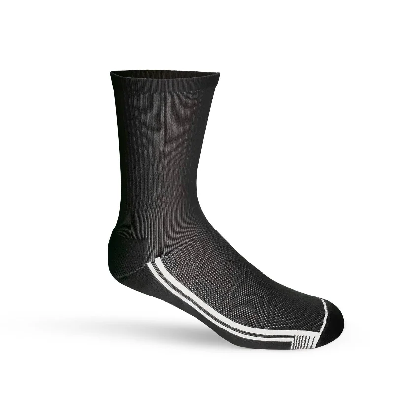 Unisex socks comfy black-Jox Sox Men’s Cushioned Crew Socks