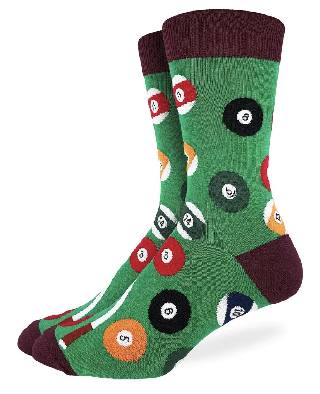 Unisex socks soft gray-Men's Billiards Crew Sock