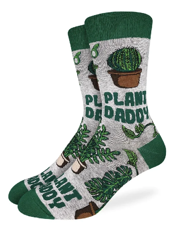 Unisex socks stylish black-Men's Plant Dady Crew Sock