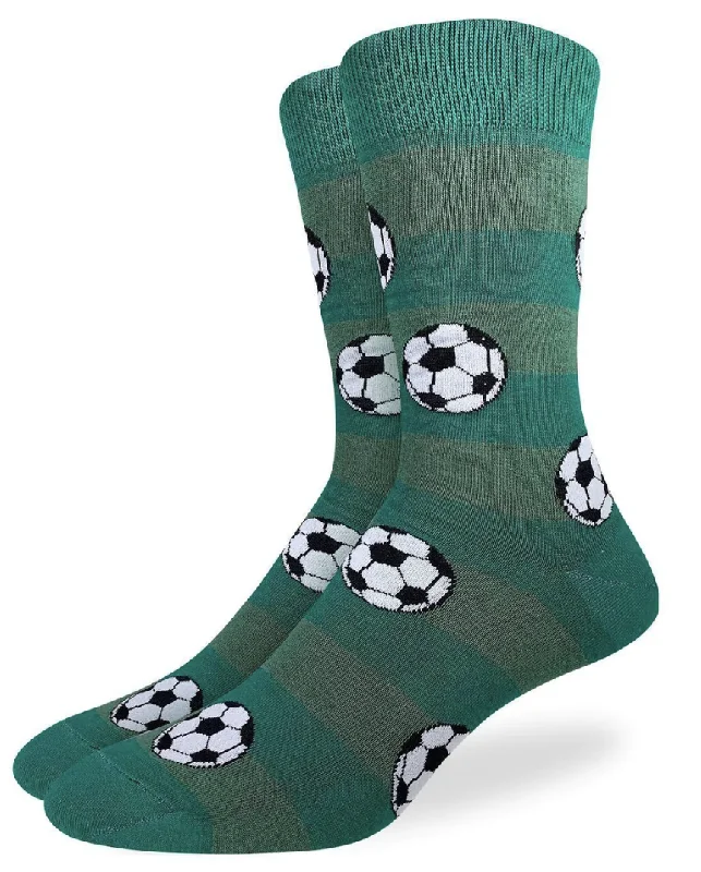 Unisex socks durable gray-Men's Soccer Crew Sock