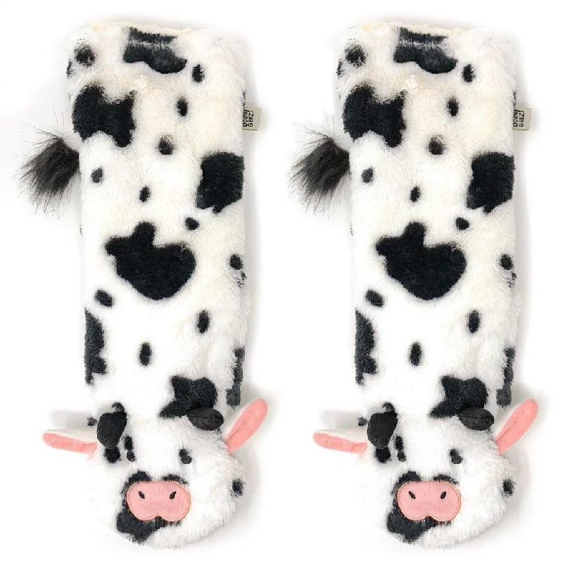 Unisex socks durable gray-Moo Moo | Women's Slippers