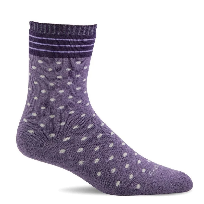 Unisex socks soft gray-Plush | Women's Relaxed Fit Crew