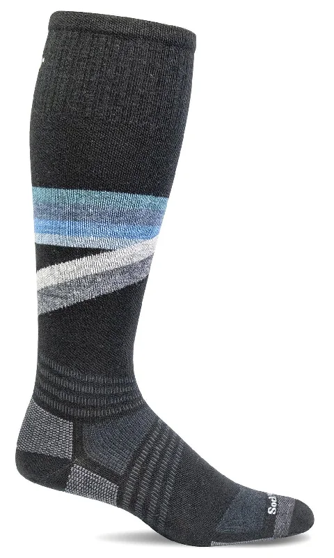 Unisex socks comfy tan-Rainbow Racer Ultralight | Men's Moderate Compression Knee-High