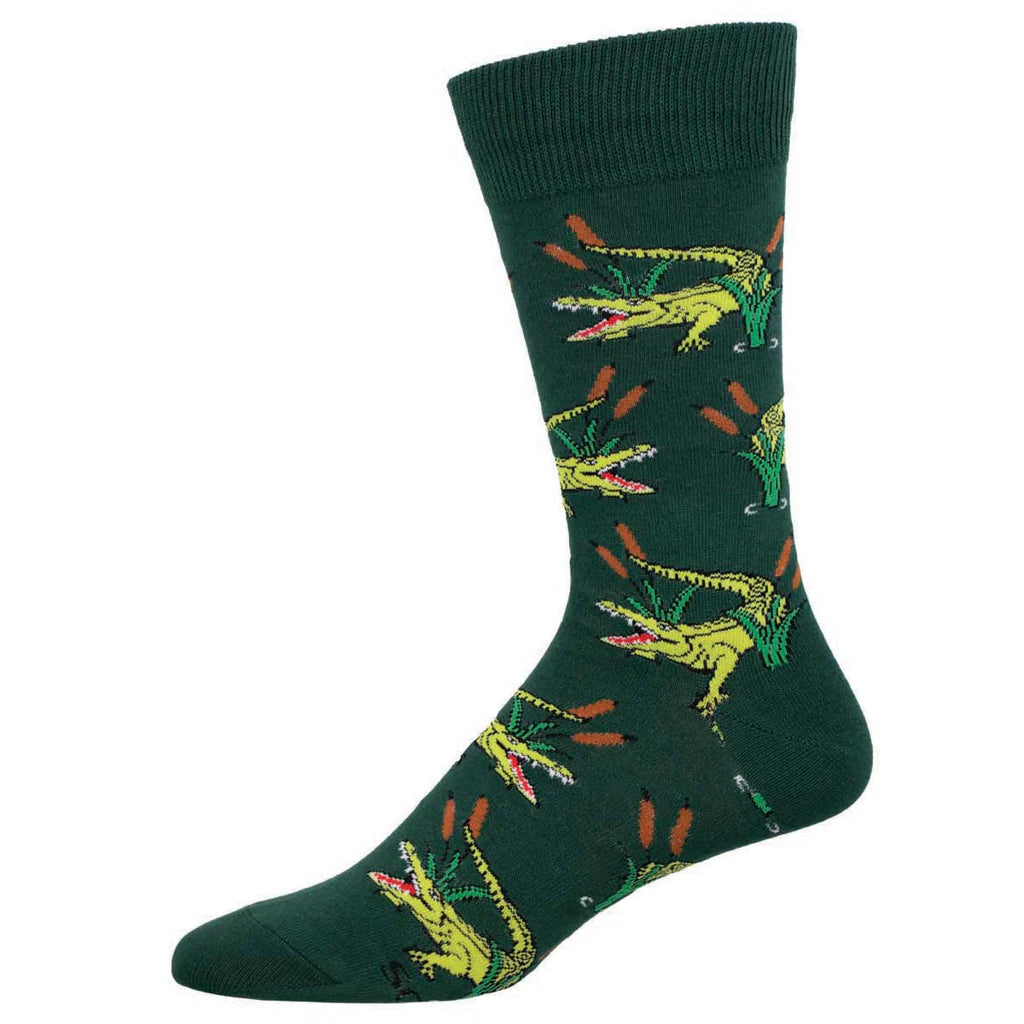 Unisex socks stylish black-See Ya Later Alligator | Men's Crew