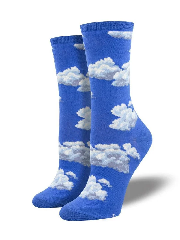 Unisex socks stylish navy-Slightly Cloudy | Women's Crew