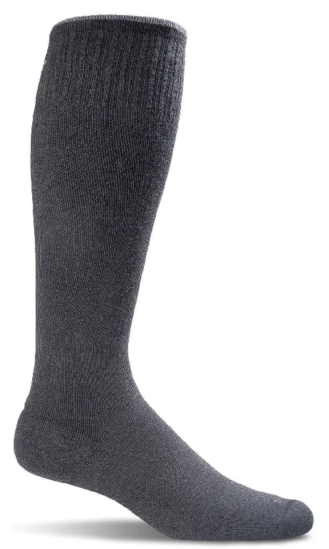 Unisex socks lightweight white-Circulator | Men's Moderate Compression Knee-High