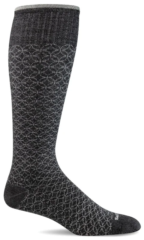 Unisex socks casual tan-Featherweight Fancy | Women's Moderate Compression Knee-High