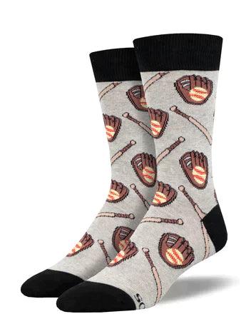 Unisex socks breathable black-Softball League | Men's Crew