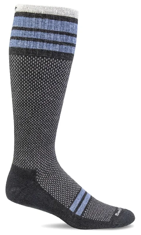 Unisex socks lightweight gray-Speedway | Men's Firm Compression Knee-High