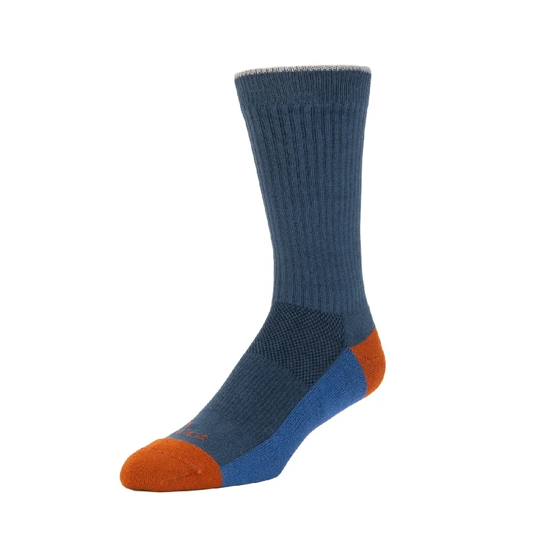 Unisex socks durable black-Summit - Performance Organic Cotton Crew Socks - Navy