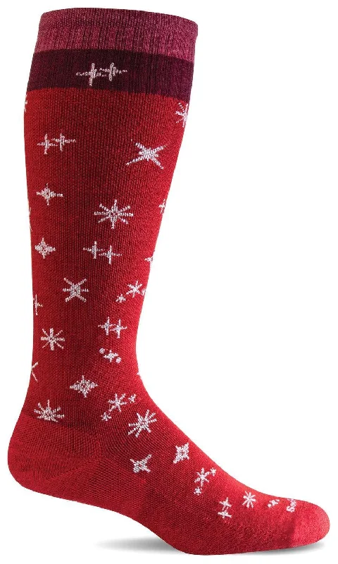 Unisex socks durable tan-Twinkle | Women's Firm Compression Knee-High