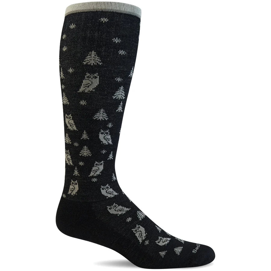 Unisex socks warm navy-Wise | Women's Moderate Compression Knee-High