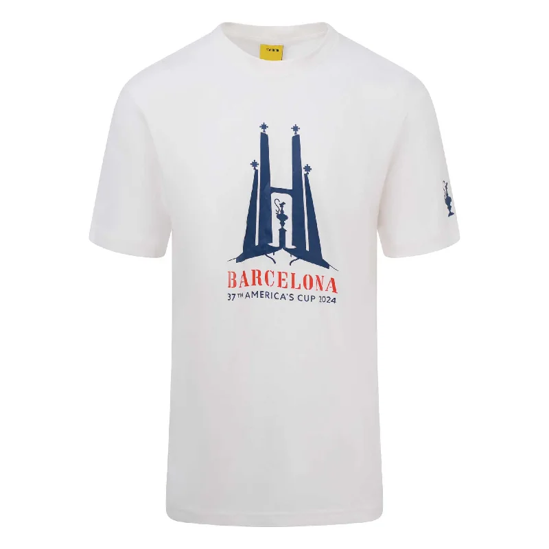 Men's T-shirts comfy brown-37th America's Cup Sagrada Sails T-Shirt