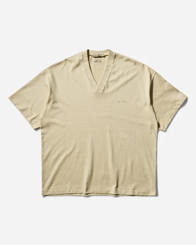 Men's T-shirts soft tan-Men's Fear of God Athletics V-Neck T-Shirt Pale Yellow