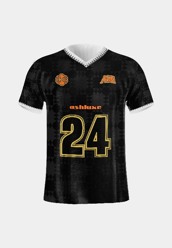 Men's T-shirts comfy tan-Ashluxe 24 Away Jersey Black