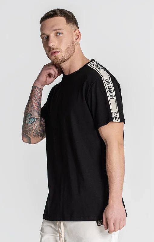 Men's T-shirts comfy navy-Black Racer Tee