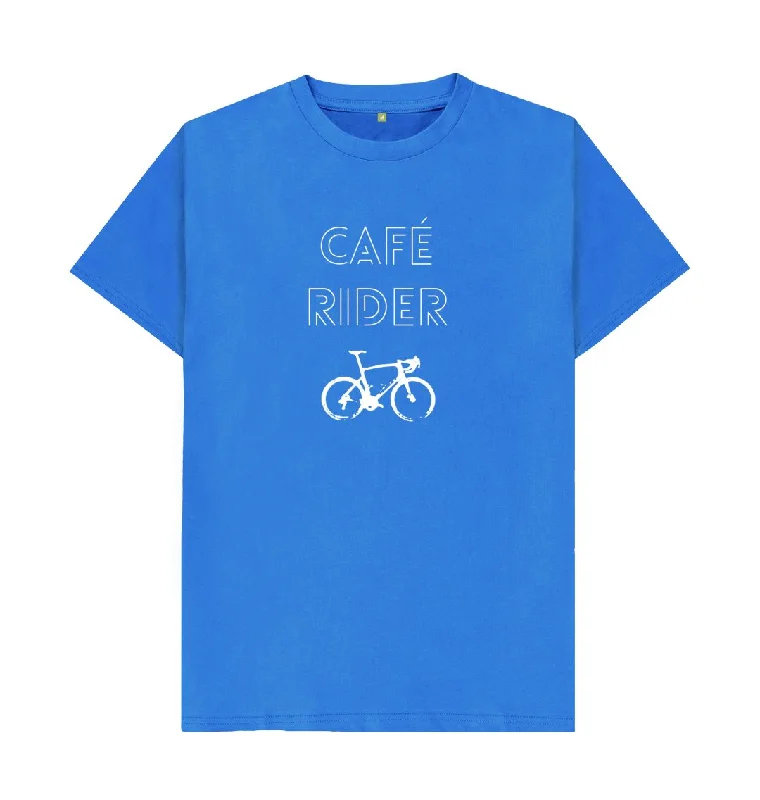 Men's T-shirts graphic green-Cafe Rider