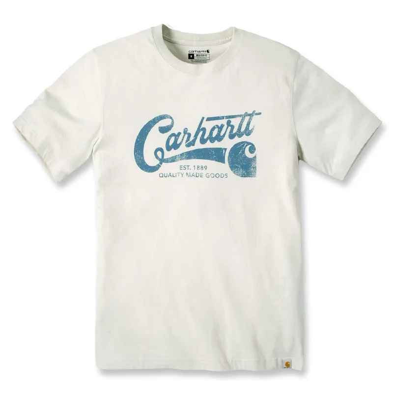 Men's T-shirts slim tan-Carhartt Men's Relaxed Fit Lightweight Graphic Short Sleeve T-Shirt