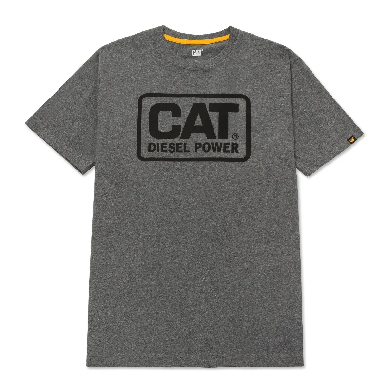 Men's T-shirts durable black-CAT Men's Diesel Power T-Shirt