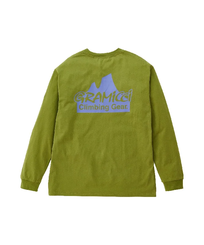 Men's T-shirts soft tan-Climbing Gear L/S Tee - Pistachio