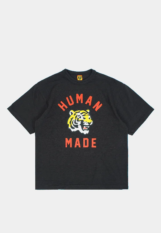 Men's T-shirts slim black-Human Made Graphic T-Shirt #02 Black