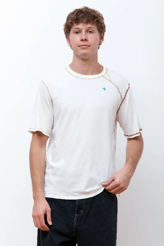 Men's T-shirts comfy white-Torre SS Tee M's Snow