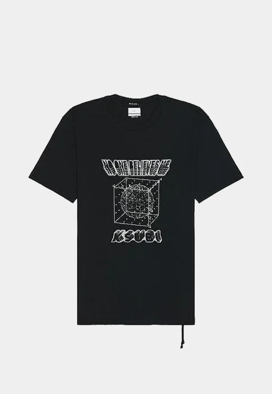 Men's T-shirts breathable black-Ksubi Holograph Kash Ss Tee Jet

Black Black