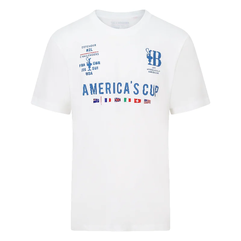 Men's T-shirts durable black-37th Americas Cup International Tour Tee