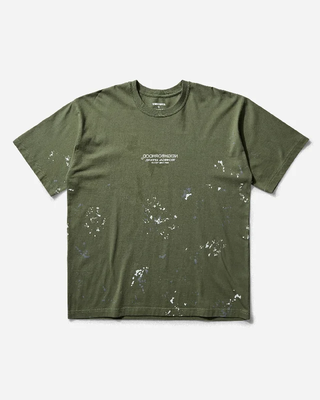 Men's T-shirts durable white-Men's SS-14 T-Shirt Olive Drab