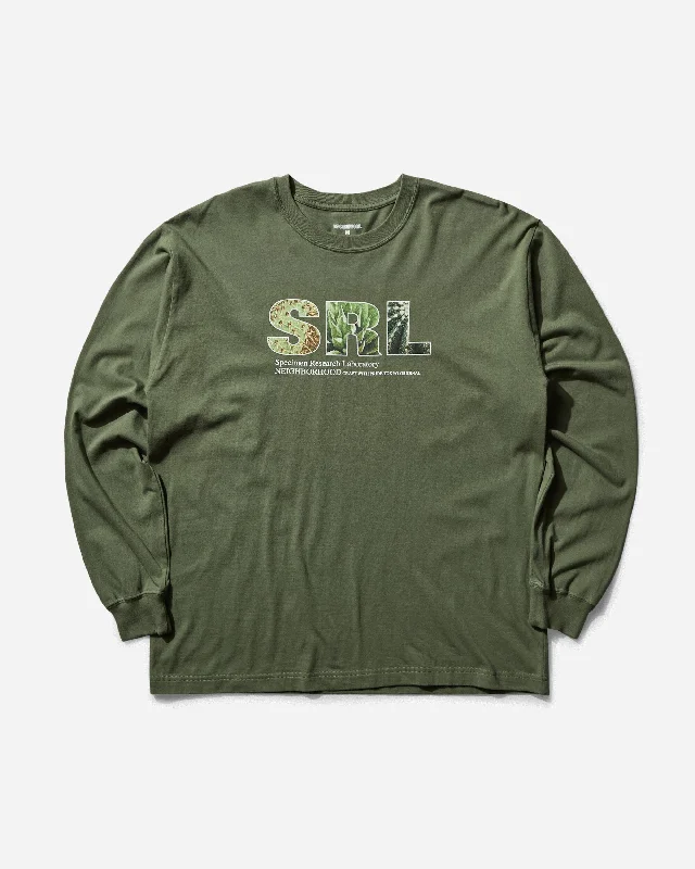 Men's T-shirts soft navy-Men's SRL LS-2 Longsleeve T-Shirt Olive Drab