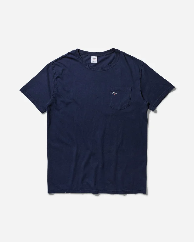 Men's T-shirts everyday white-Men's Core Logo Pocket T-Shirt Navy