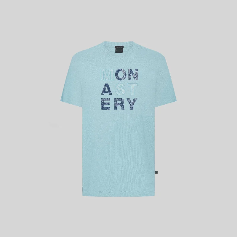 Men's T-shirts everyday gray-OLIMPICO BLUE T-SHIRT