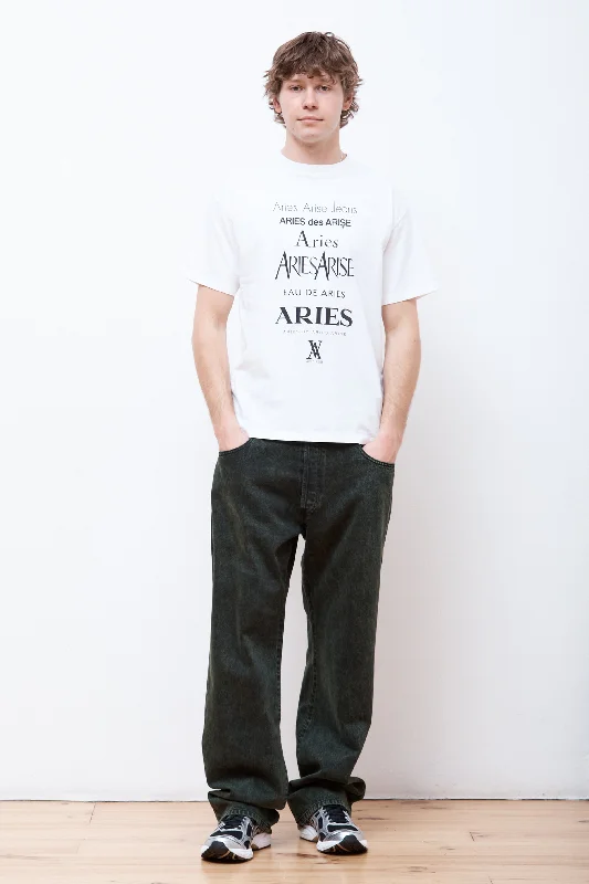 Men's T-shirts everyday navy-Perfume SS Tee White