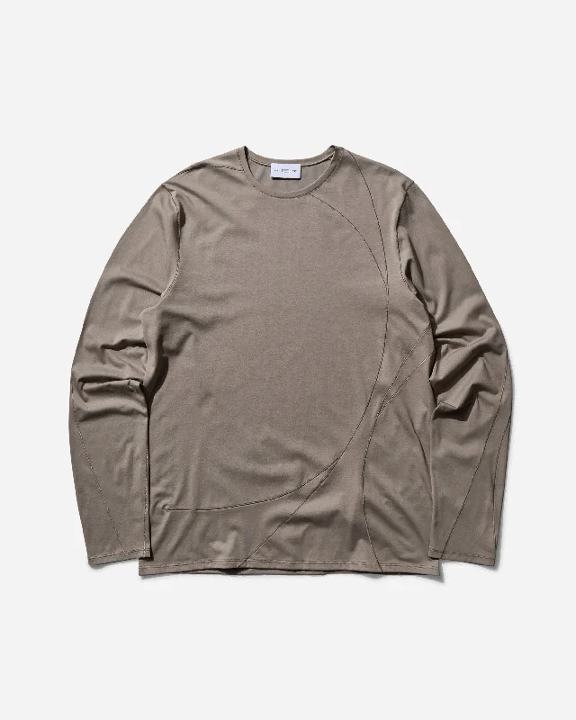 Men's T-shirts casual tan-Men's 7.0 Long Sleeve Right Warm Grey