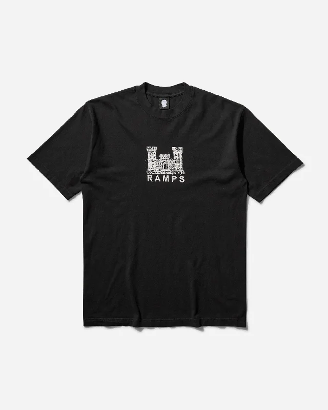 Men's T-shirts slim black-Men's Castle T-Shirt Black