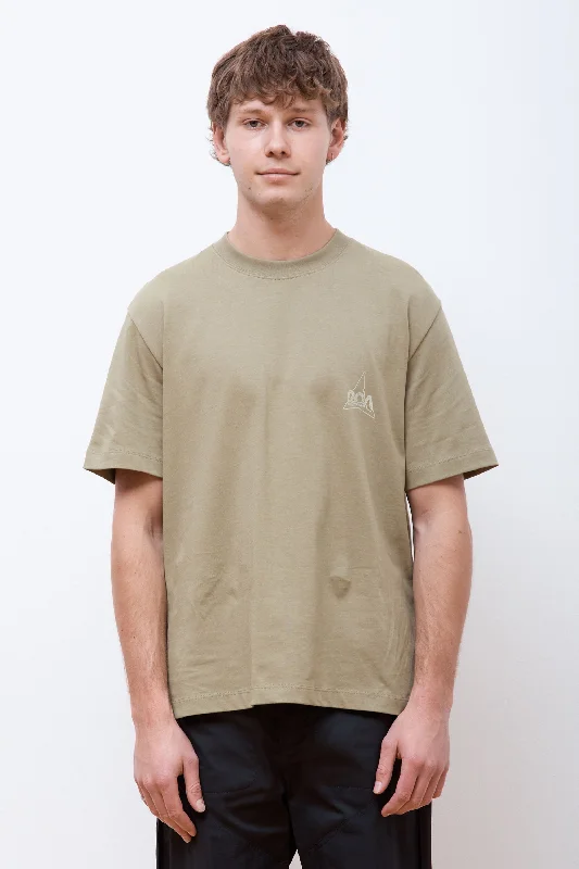 Men's T-shirts stylish brown-Shortsleeve Graphic Aloe