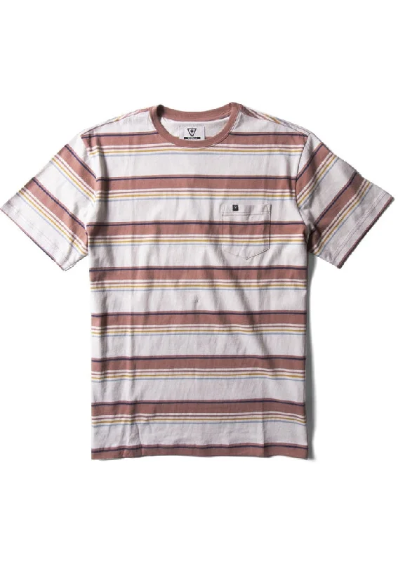 Men's T-shirts soft tan-Shocker Eco SS PKT Tee - Bone