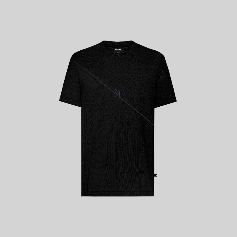 Men's T-shirts everyday black-TAILOR T-SHIRT BLACK