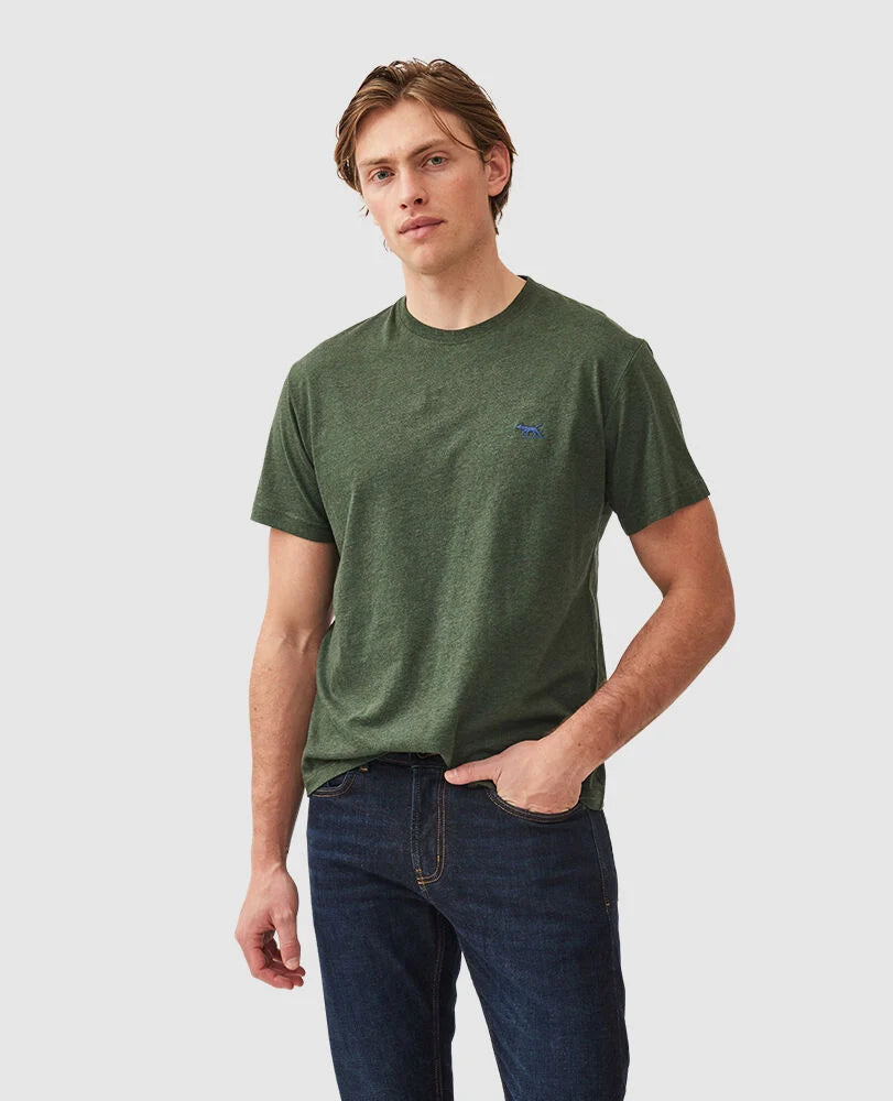 Men's T-shirts casual green-The Gunn T-Shirt - Hunter Green