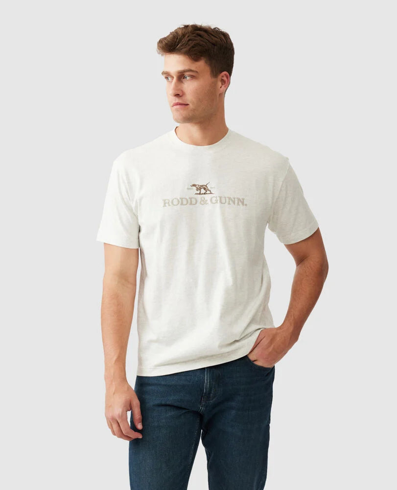 Men's T-shirts comfy tan-The Peaks Logo Tee - Marble