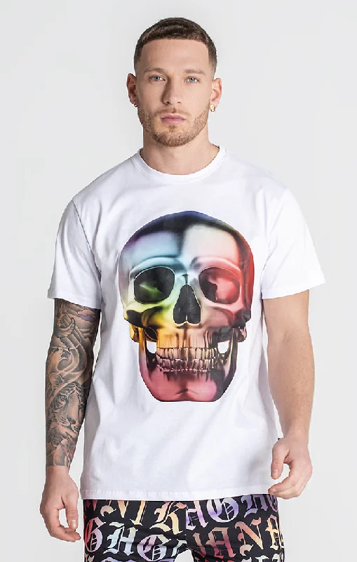 Men's T-shirts everyday tan-White Alien Tee