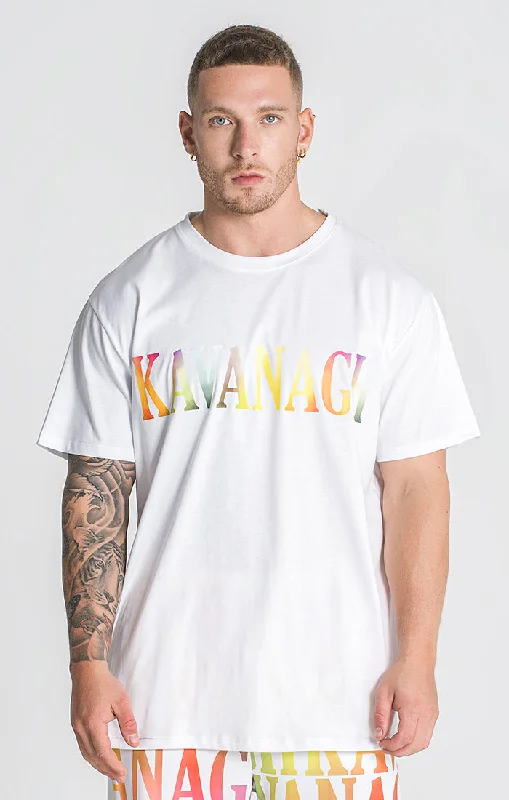 Men's T-shirts graphic black-White Holi KAVANAGH Tee