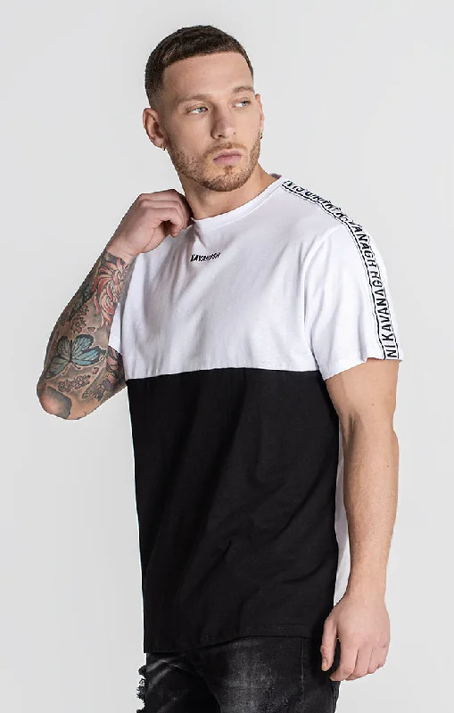 Men's T-shirts soft white-White Partition Tee